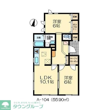 レイナスの物件間取画像